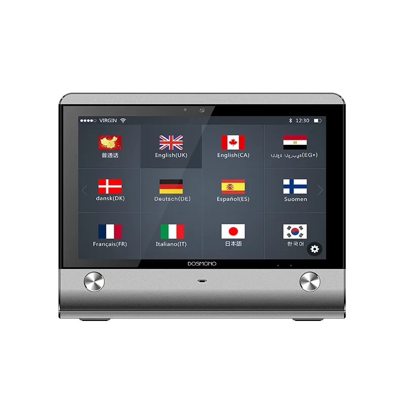 AI business translator 72 languages speech recognition, simultaneous translation ,8-inch large LCD screen