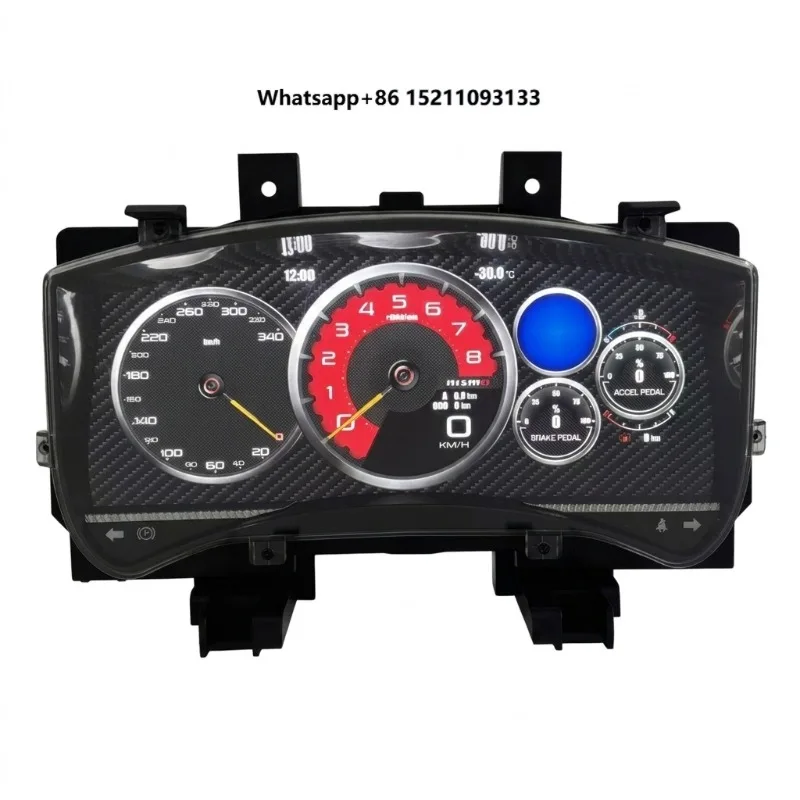 In Stock 12inch Digital Gauge Cluster Car  Dashboard With Oil Temp Direct Upgrade  for 09-17 Nissan GTR