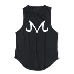 Summer Fitness Sports Tank Top Men's Breathable Loose Fit Training Sleeveless T-shirt Quick Drying vest Anime ZT Clothing