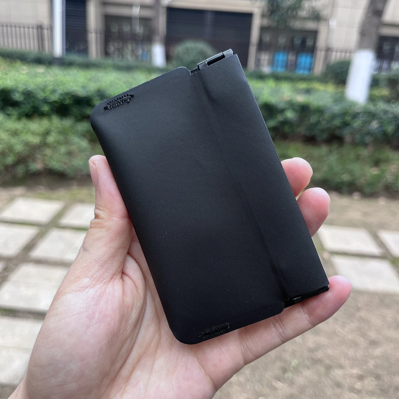 

Tpu Men's Mini Folding Wallet Multiofunctional Magnetic Buckle Coin Purse EDC Pouch Portable Ultra-light ID Business Card Holder