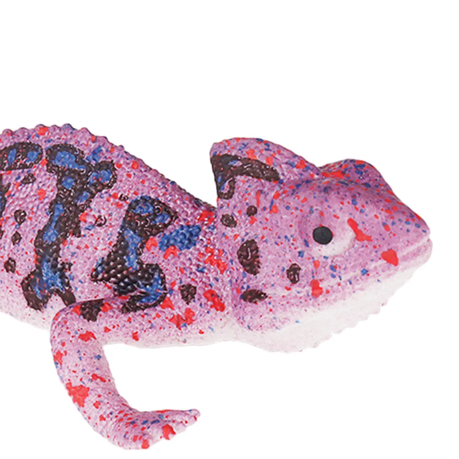 تمثال سحلية مصنوع يدويًا من المطاط على شكل حيوانات، زينة قابلة للجمع لديكور أعياد ميلاد الأطفال وعرض إبداعي