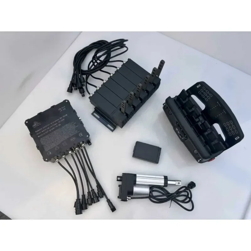 Wireless 6-Axis Industrial Crane Remote Controller 12V 24V Waterproof Remote Control for Truck Crane