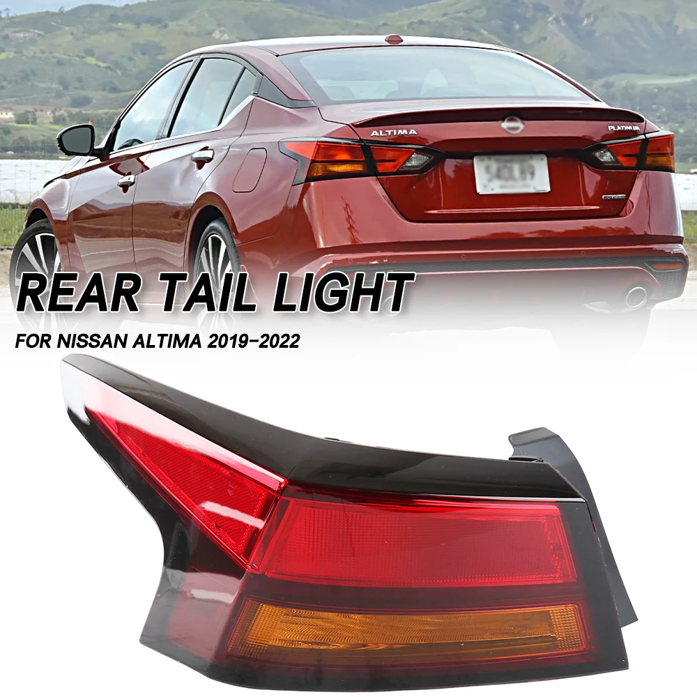 

For Nissan Altima Sedan 2019 2020 2021 2022 Car Tail light Rear Bumper Light Stop Brake Lamp Turn Signal Warning