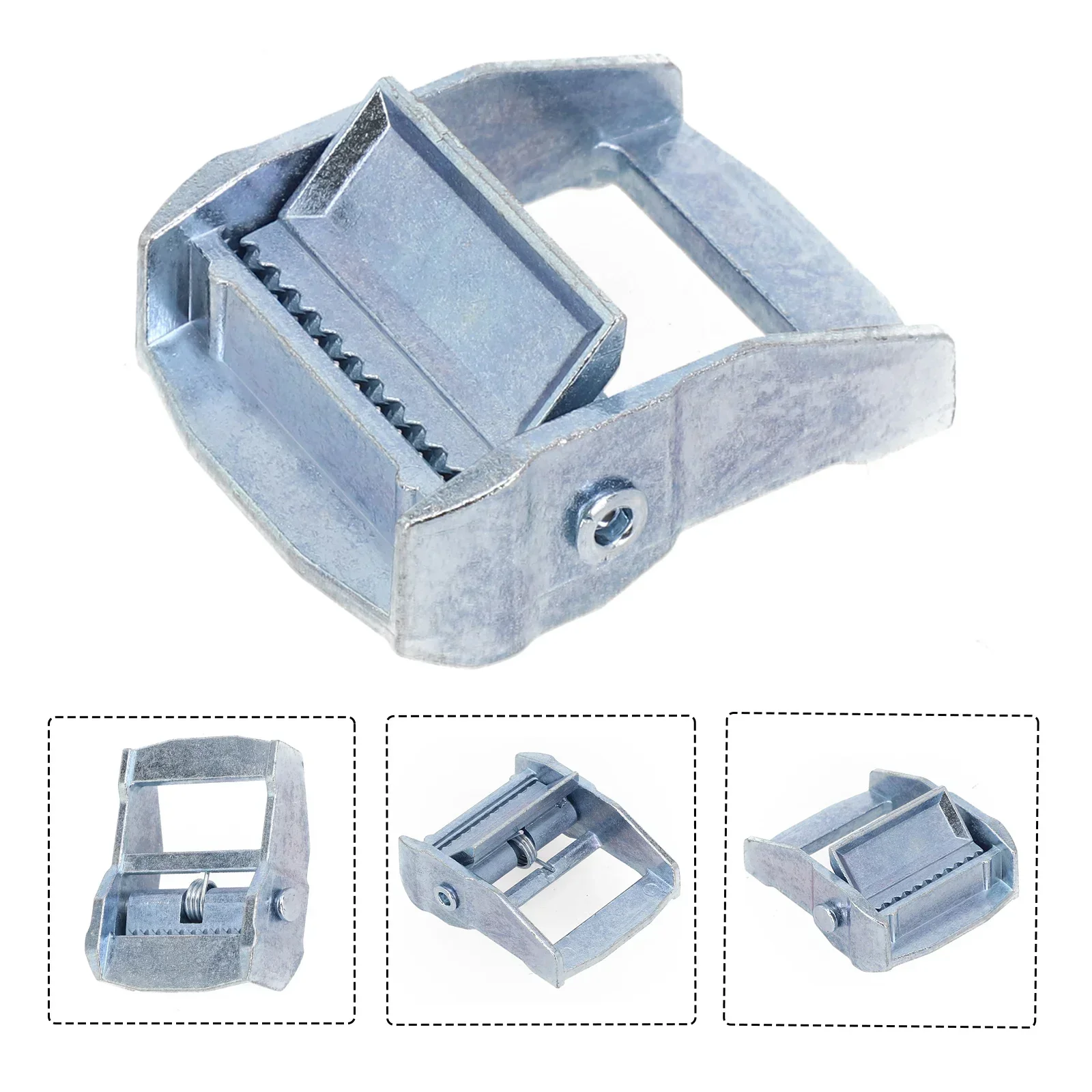 1 Stuk Gesp 38Mm/50Mm Zinklegering Voor Vastbinding Riem Voor Heavy Duty Tie-down Ladingen Riem Vaste Spanner