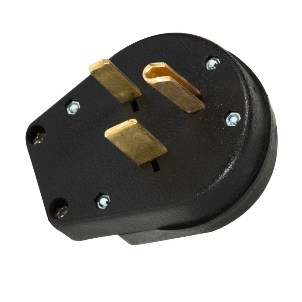 Durability-Focused Straight Angle for NEMA 6-30P 30A 250V Used in Industrial For Welder and Dryer Installations