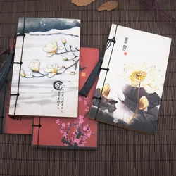 Vintage Flower Kraft Paper Notebook Planner Vintage Notepad for School Office Supplies Stationery Promotion Gift