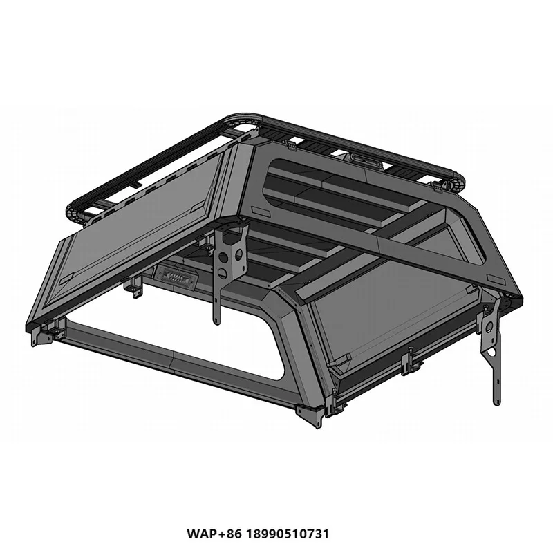 

Double Cab for Tundra Pickup Truck Bed Topper Aluminum Ute Canopy for Camper Custom Fit