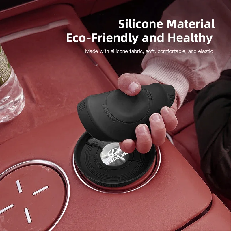 

Emblems 2Pcs Car Coasters Silicone Cup Holder Mats For Lexus Fsport RX330 IS250 GS300 RX350 Car Interior Accessories Decorative