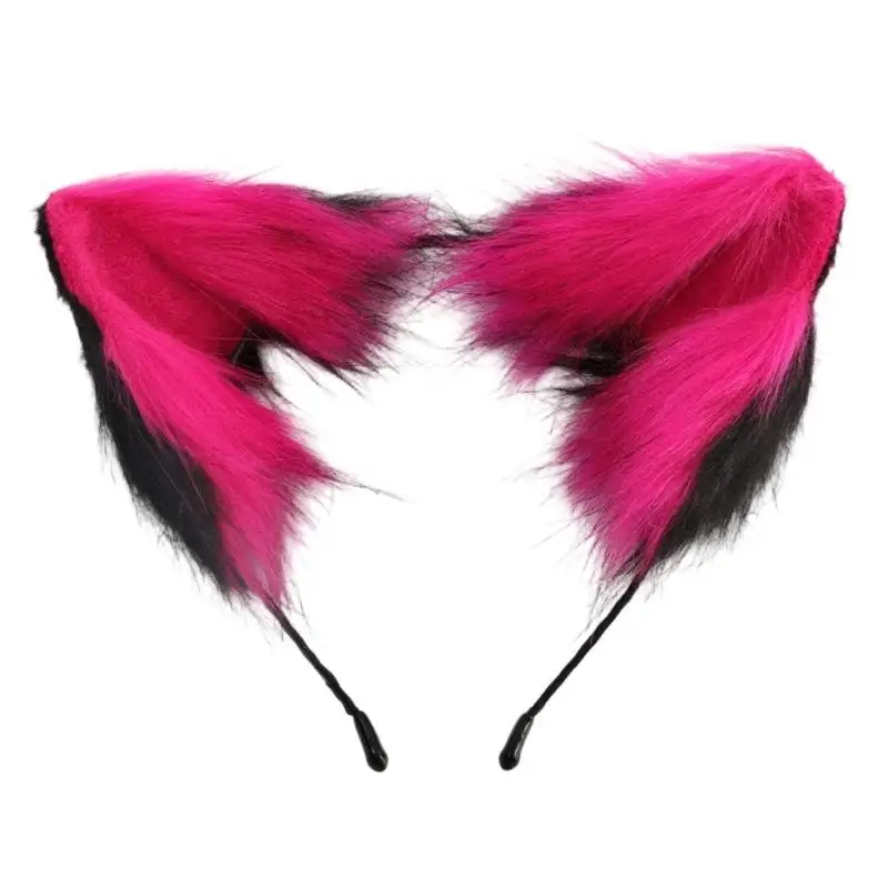A52E Themed Ear Headband Plush Costume Hair Accessory for Stage Looks Cosplay Photo Booth Use and Party Wear