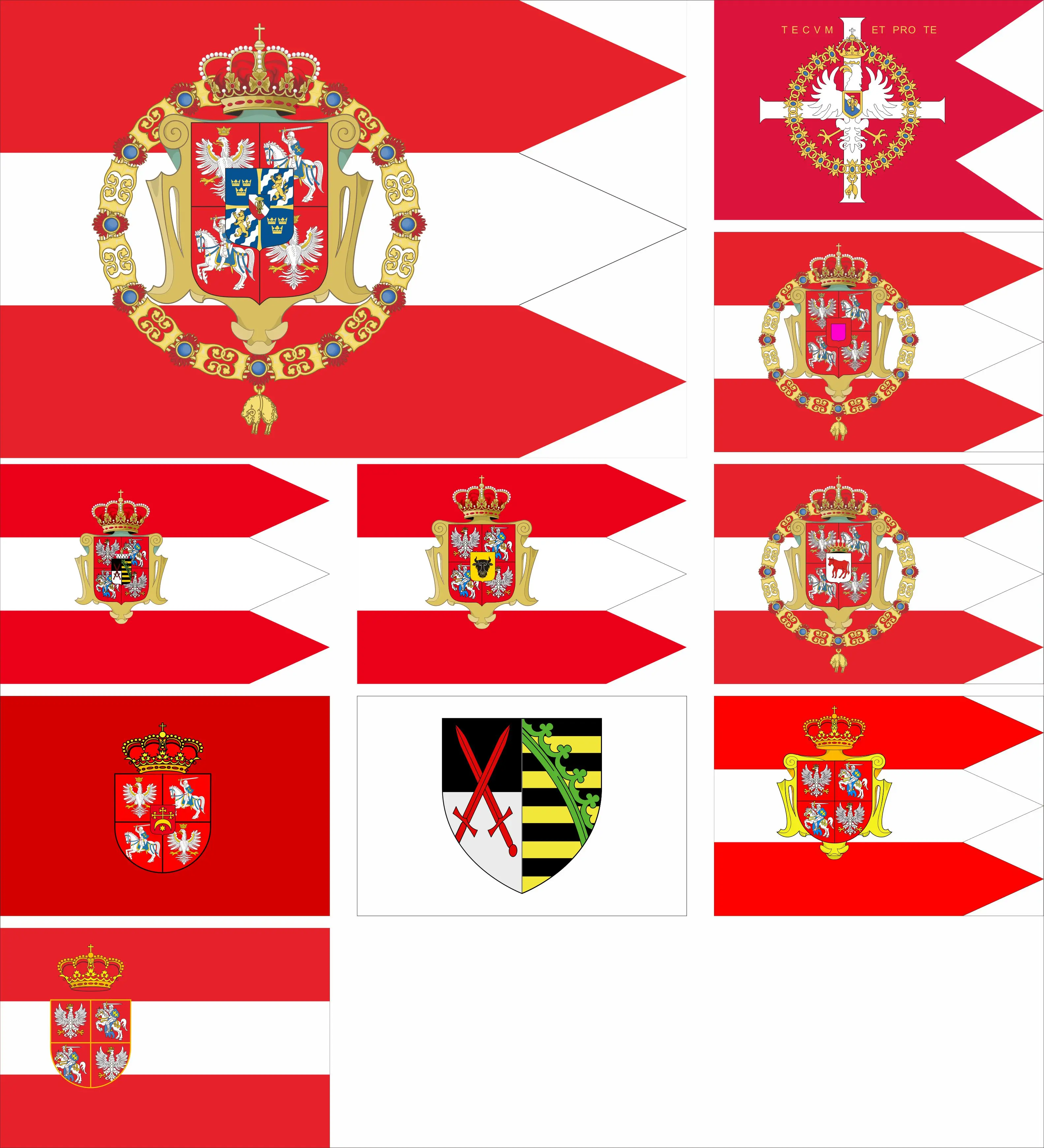 Sigismund III Vasa flag Poland-Lithuania TW Banner Empire Total War 3x5ft 90x150cm Double sided printing John III Sobieski flags