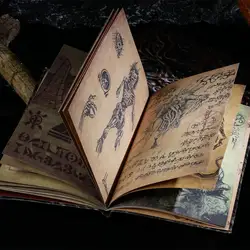 New Necronomicon Dark Magic Book Demon Evil Dead Summon Book Altar Ceremony Prop Book Collection Living Room Desktop Decoration