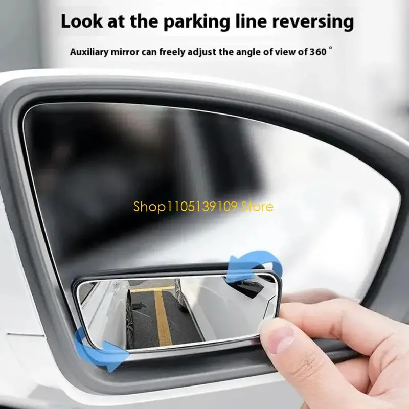 

Прочное зеркало заднего вида в рамке, простая установка, повышает безопасность дорожного движения для всех транспортных средств, дизайн с защитой от сотрясений, 2 шт.