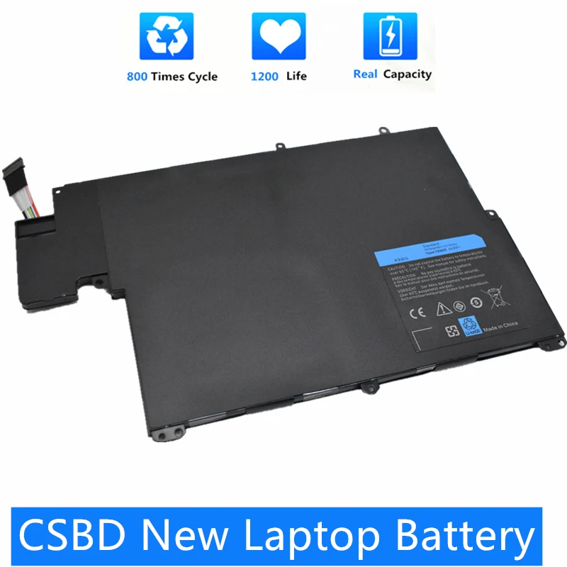 

CSBD New TKN25 Laptop Battery For Dell INSPIRON 5323 13Z-5323 For Vostro 3360 15-3000 3546D TRDF3 V0XTF VOXTF RU485 14.8V 49WH