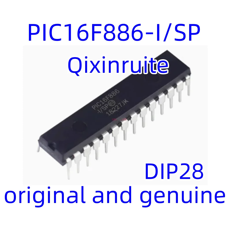 Qixinruite novo chip microcontrolador original PIC16F886-I/SP DIP-28
