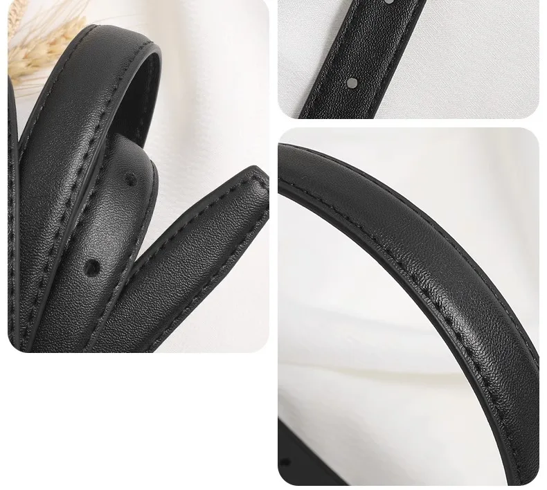 Damen-Gürtel aus echtem Leder – weich, rissfest, vielseitig, geeignet für Jeans und Kleider – Detail 11