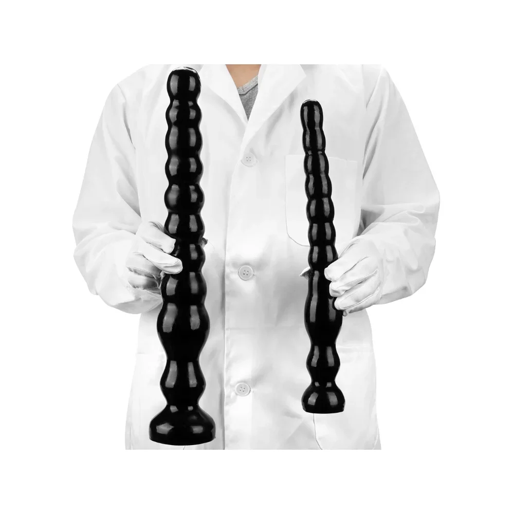 43 cm XXXL Super Lange Pull Kraal Anale Plug Dikke Zachte Terug Hof Plug Butt Vaginale Plug voor Mannen en Vrouwen Uitbreiden Anus Anale Seksspeeltje