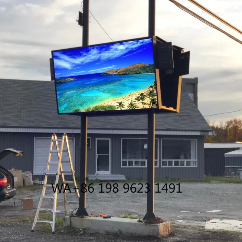 P4 Outdoor Fixed LED Screen Large Commercial Digital Billboard Pantallas Full Color Advertising Display Panel