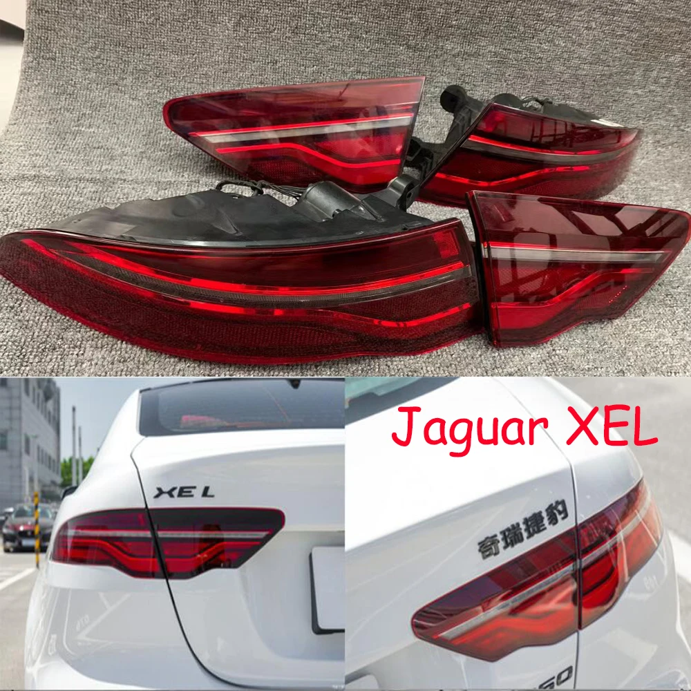 

1 шт. б/у автомобильный бампер задний фонарь для Jaguar XEL задний фонарь задний фонарь 2015 ~ 2019y автомобильные аксессуары для Jaguar XEL противотуманные фары