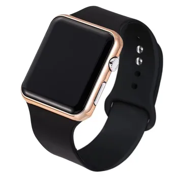 Montre LED décontractée pour hommes femmes sport militaire h...