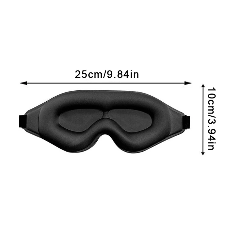 New 3D Sleep Mask Sleeping Eye Mask For Women Men Contoured Cup Night Blindfold Luxury Light Blocking Eye Cover Molded Eye Shade