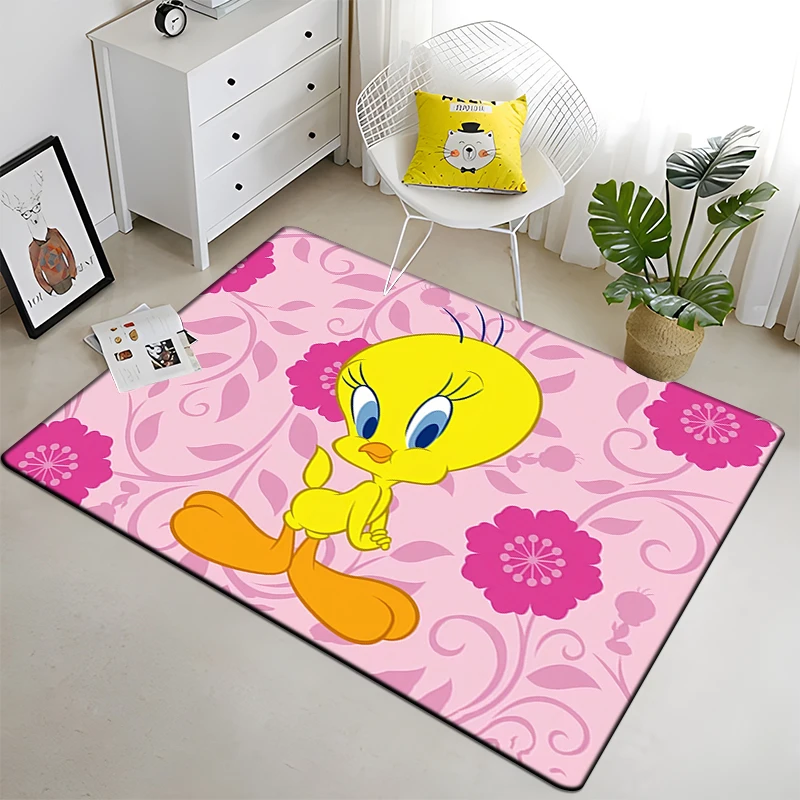 Tweety Bird Carpet, Living Room Bedroom Floor Mat Kitchen Mat Bedroom Mat,bedroom Decor Birthday Gift Yoga Mat,bedroom ,area Rug