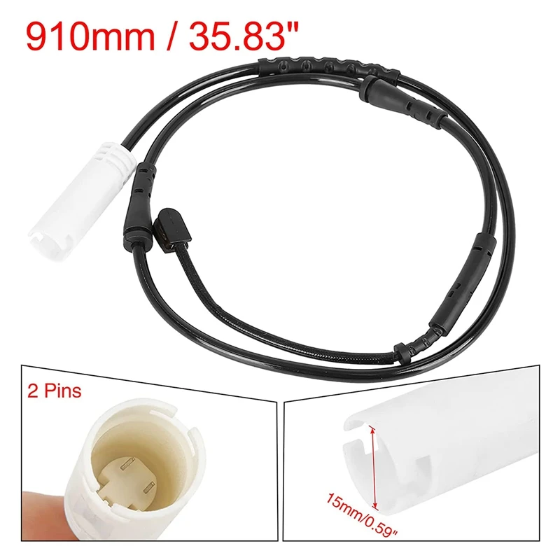 Set Front + Rear Brake Pad Wear Sensor For MINI R60 R61 34359804833 34359804834 Brake Induction Wire Replacement