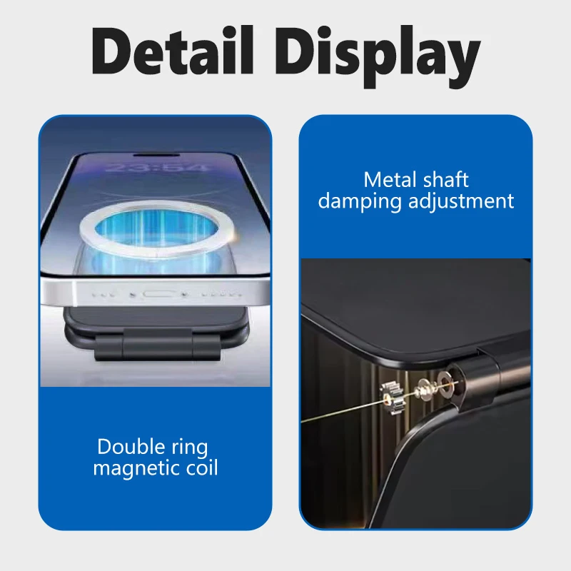 For Suzuki Car Adjustable Cell Phone Holder Dual Side Magnets Ultrathin Accessories Ciaz SX4 Ignis Vitara Samurai Kaiser Alto view 4