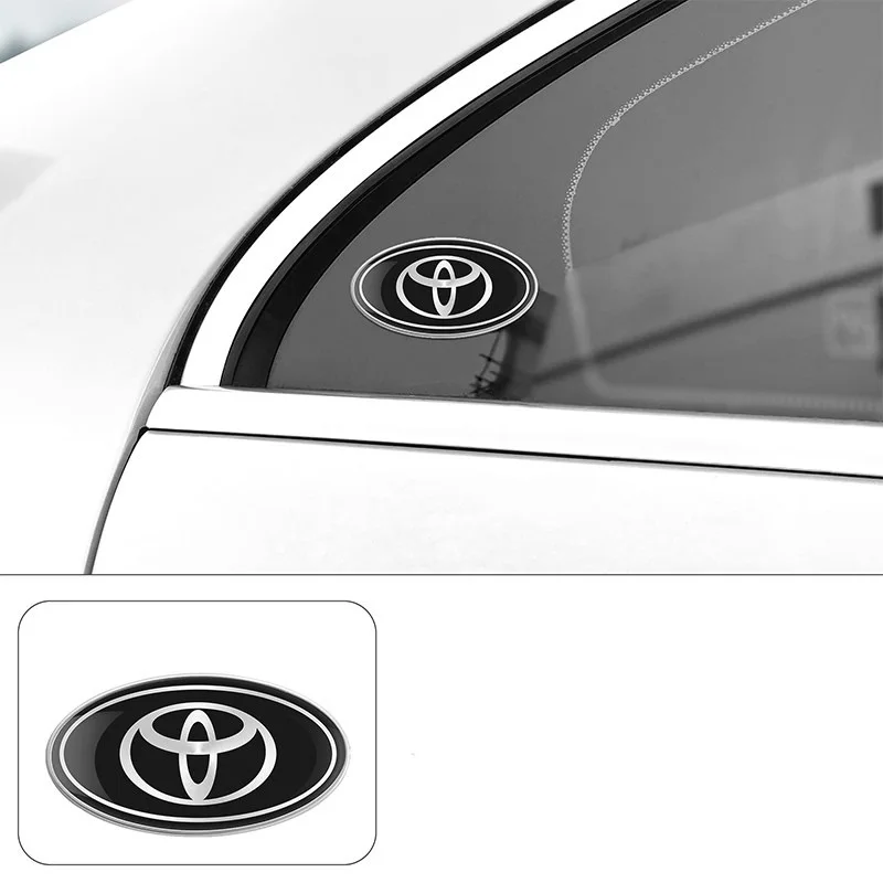 Exquisite Fashion Car Stickers Toyota Logo Auto Stickers Accessories For Toyota Chr Rav4 Yaris Prius Avensis Corolla Camry Auris