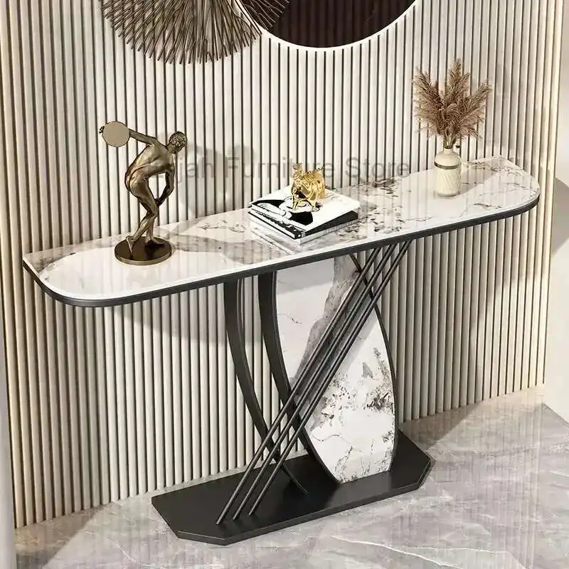 

Hotel Nordic Living Room Table Metal Modern Console Vintage Table Classic Console Tisch Wohnzimer Entrance Hall Furniture