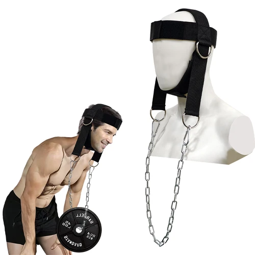 Arnés para la cabeza, ejercitador de entrenamiento deportivo para el cuello, correa para constructor muscular, gimnasio en casa para fuerza, Fitness, levantamiento de pesas, entrenamiento, boxeo, MMA