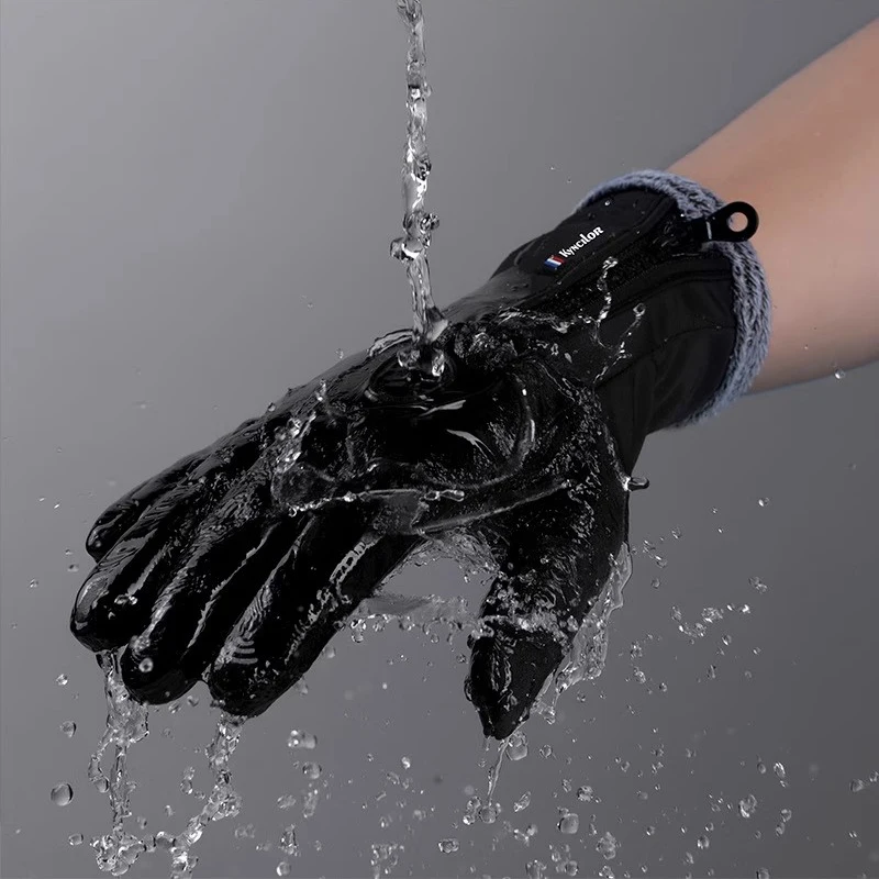 

Winter Thermal Touchscreen Motorcycle Riding Gloves Soft Fleece Cold Weather Fits Men & Women For Cycling Hiking Camping Skiing