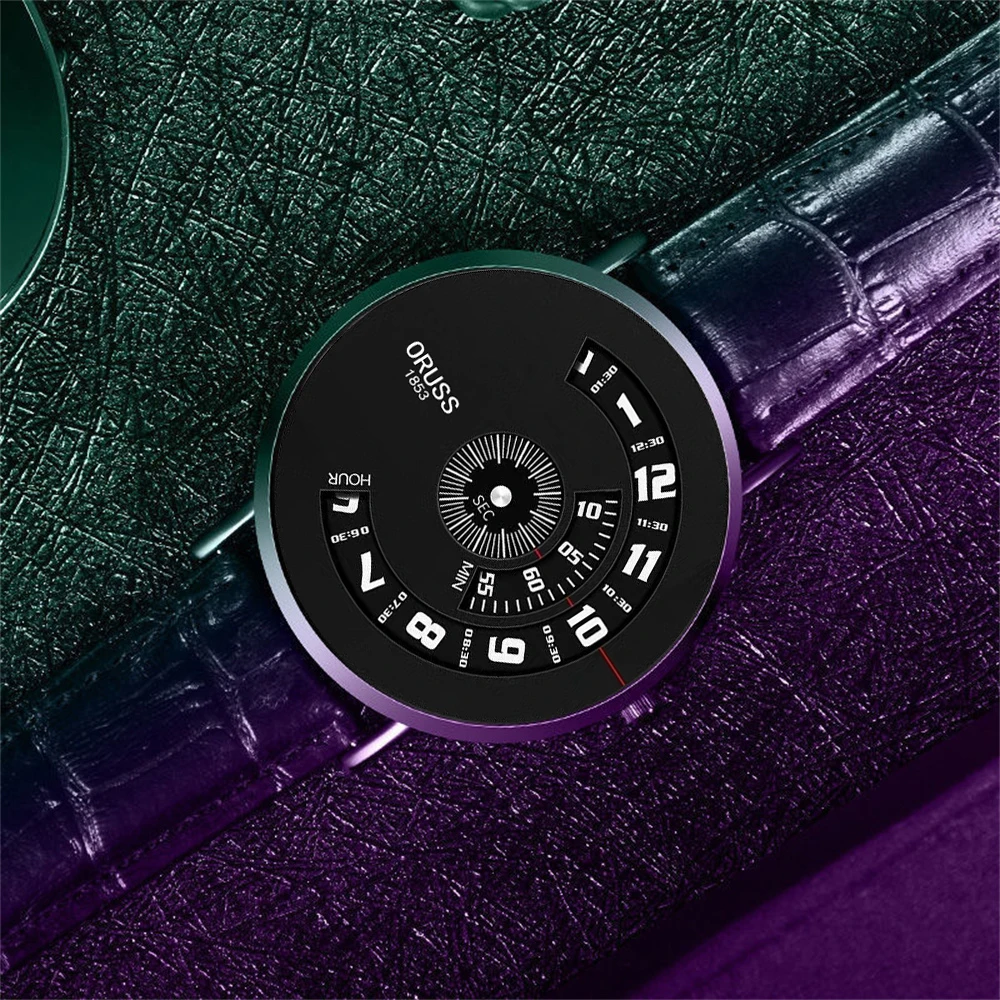 Мужские часы с кожаным ремнем, высококачественные, прочные, простые, модные, молодежные, новые технологические мужские часы