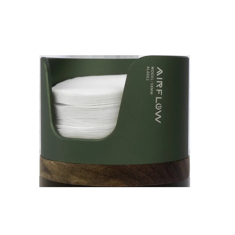 

DSA Home Home Coffee Machine Handle Round Filter Paper Holder Mocha Pot Powder Bowl Filter Paper Dust-proof Storage Box