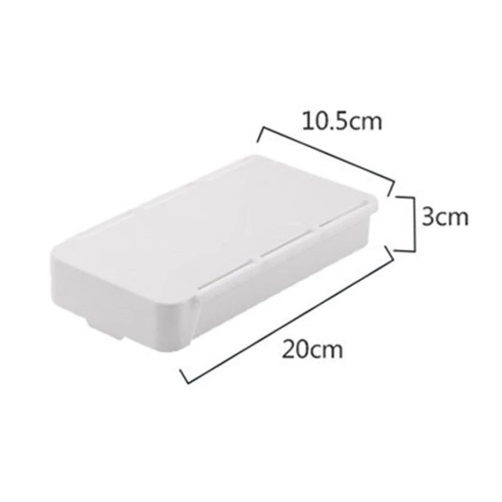 Management Box Cable Management Box Storage Box Under-Desk Seamless Paste Storage Box Hidden Organizer Home Storage VC