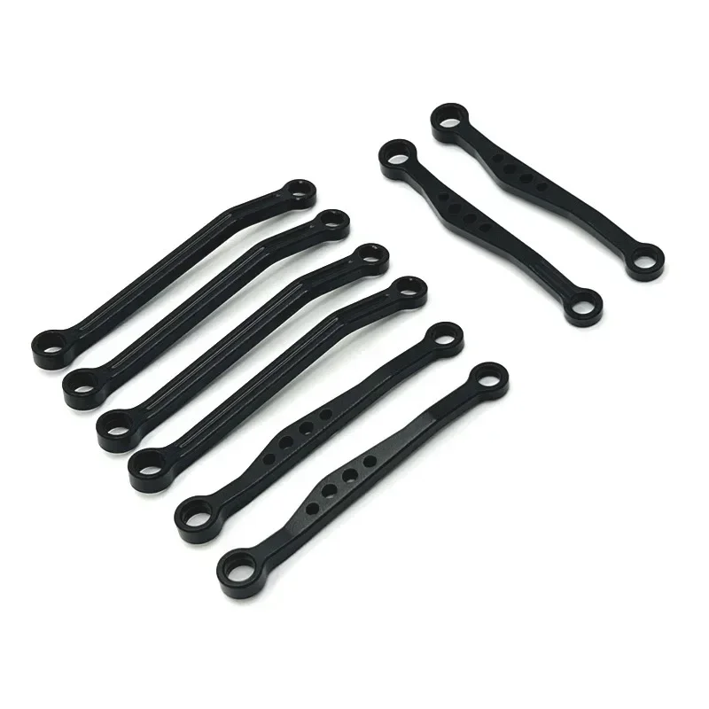 PER WPL C64 Telaio In Metallo Asta di Collegamento Pull Rod Set 1/16 RC Auto Parti di Aggiornamento Accessori