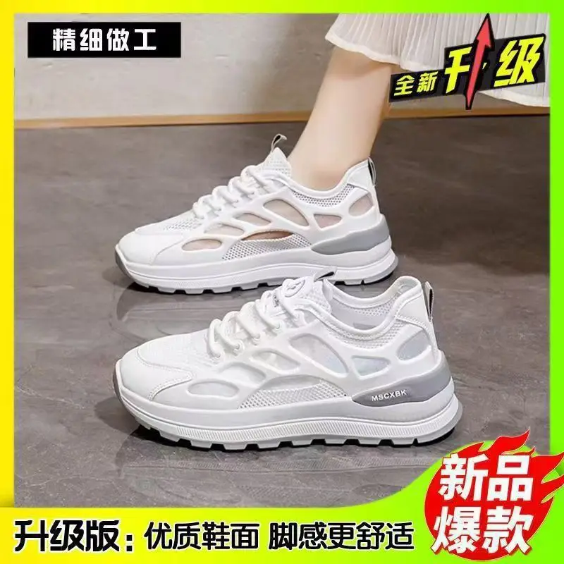 Women's Sneakers 2026 Woman Shoes Comfortable Shoes for Women Breathable Anti Slip Casual Shoes Flat Woman Running Sports Shoes view 2