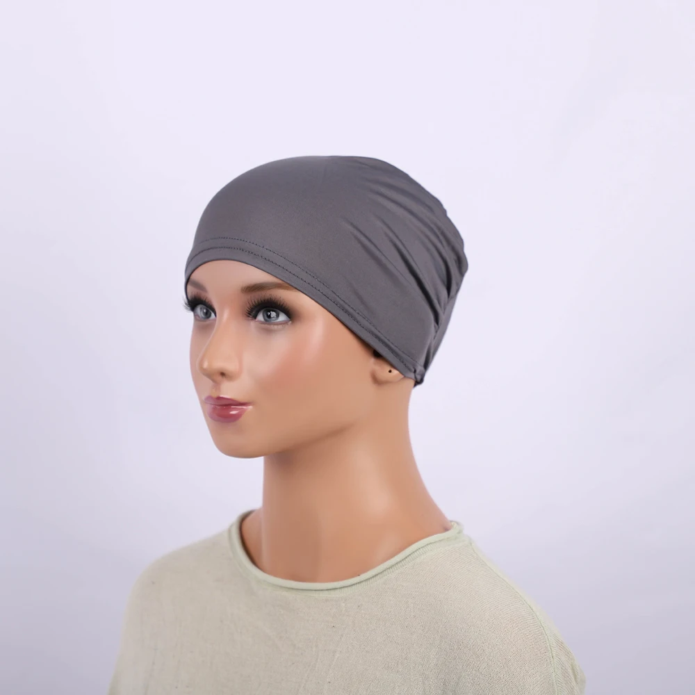 Muslim Inner Caps Hijab for Women Solid Soft Instant Turban Hats High Quality Ladies Breathable Headscarves Shawl Wraps RIMAIRE