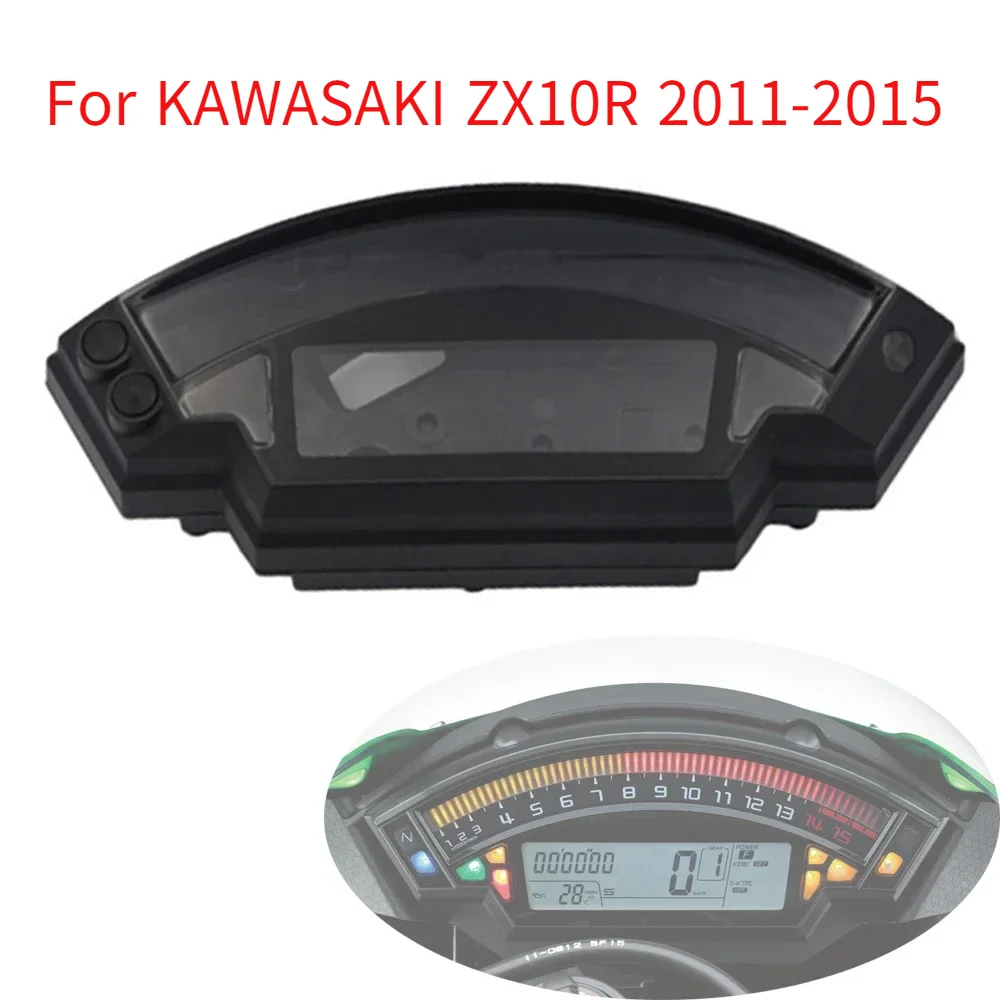 Motorcycle Speedometer Instrument Case For KAWASAKI ZX-10R ZX10R 2011 2012 2013 2014 2015 Odometer Tachometer Housing Cover