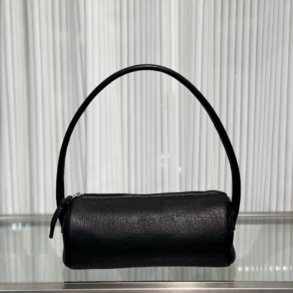 Deer Pattern Sheepskin Cylinder Fashion Minimalist Long Handle Shoulder Bag Texture Unique Fashion Simple Casual Daily Senior