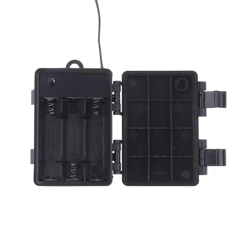 1Pcs 3 Sections AA Battery Holder 4.5V No.5 Waterproof And Dustproof Battery Cartridge With Switch Function