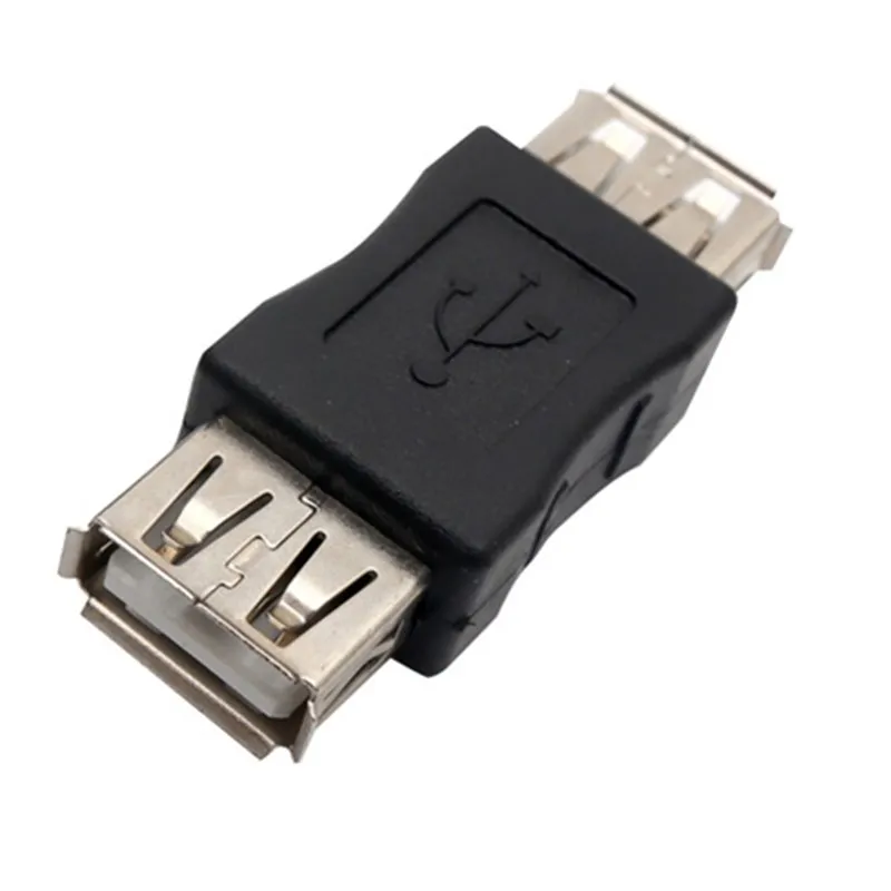 2pcs USB 2.0 Straight Connector Male To Female / Female To Female / Male To Male Plug For Practical Computer Cables Adapter