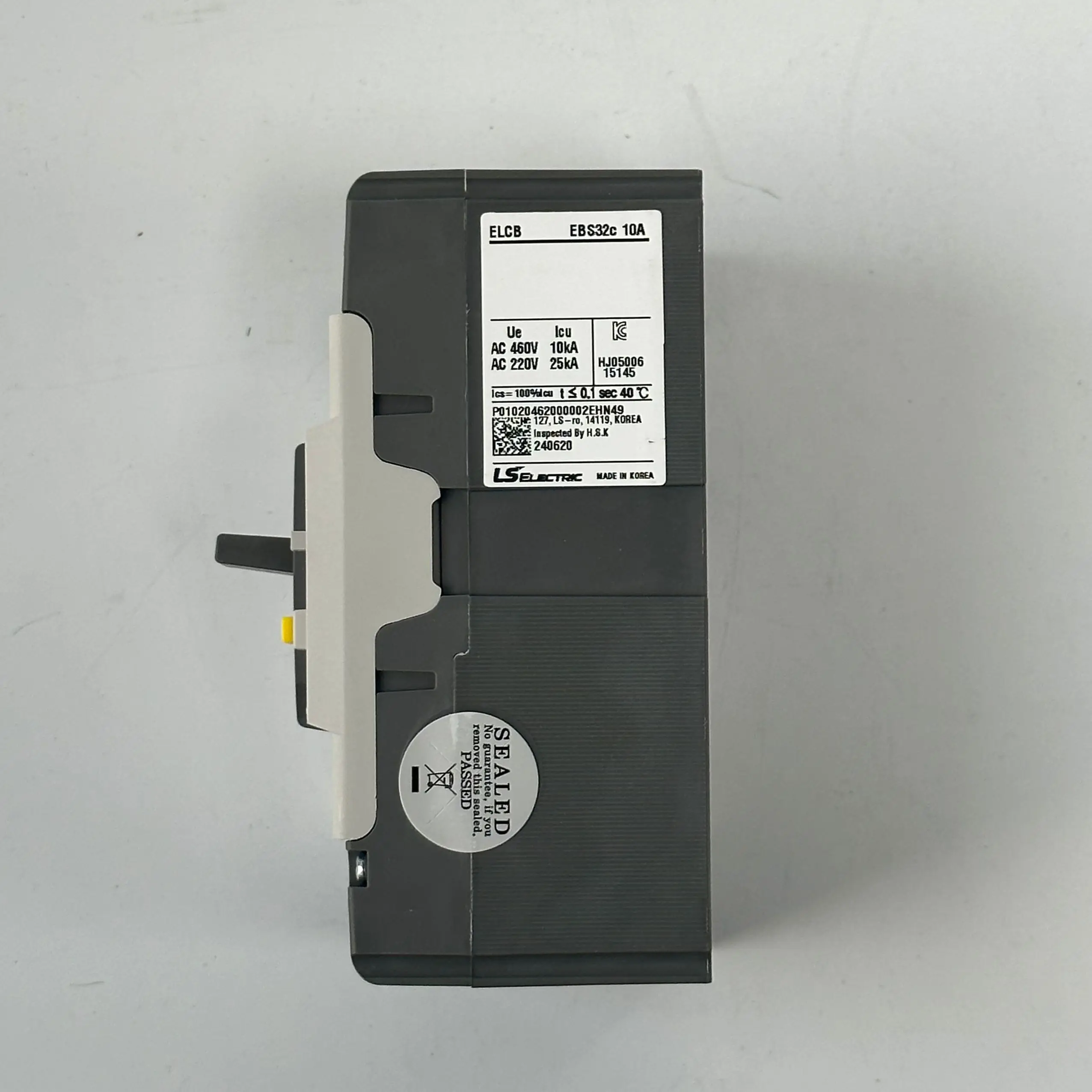 EBS52FB Authentic original EBS203C LS Molded case circuit breaker EBS103C Air switch 2P 100A 30MA/5A 30MA/EBS204C 100/300/500mA