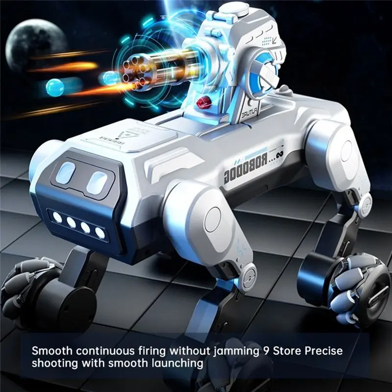 FBIL-Gift Pet Dog Intelligent Robot Dog Mechanical Dog With Gesture Induction Can Walk And Sing Dog Spray Control