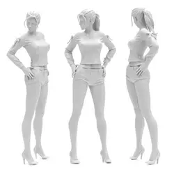 1/24  Resin Model Figure GK， Unassembled and unpainted kit