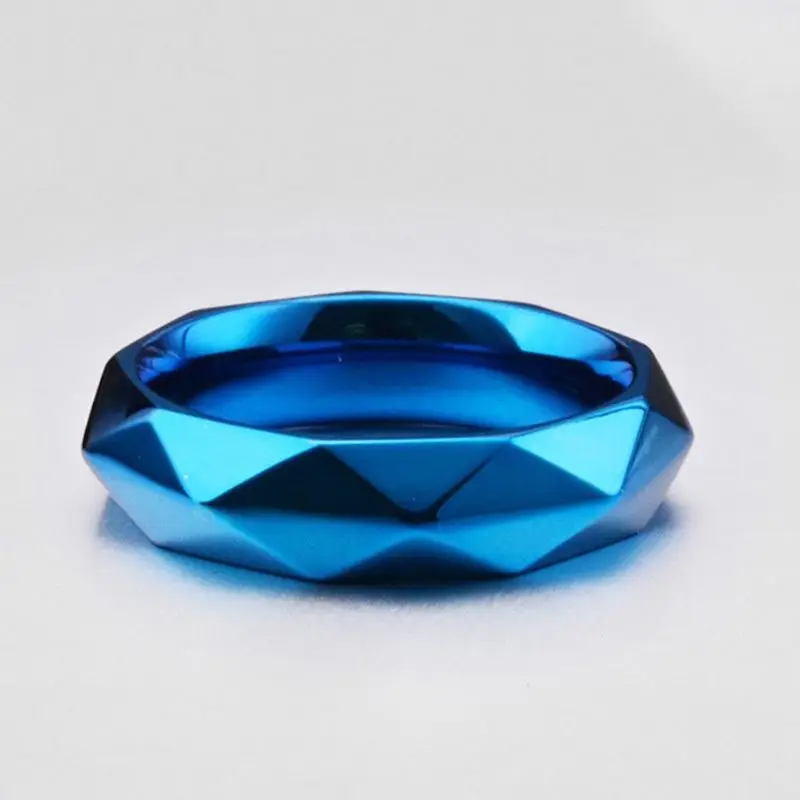 أنيمي لعبة الفرسان خواتم Amiya الأزرق المعين الفولاذ المقاوم للصدأ للجنسين خاتم شخصية اكسسوارات الحفلات #2