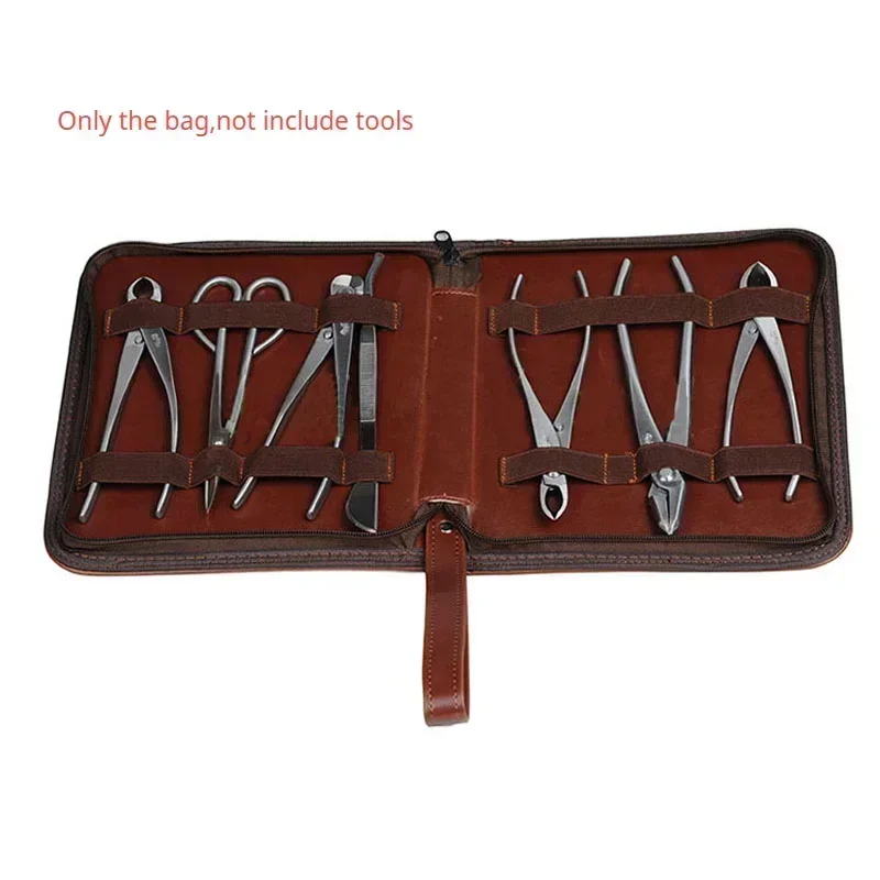 Bonsai Tool Set Case Multi-functional Canvas Watch Repair Portable Tool Bag Zipper Storage Bag  Zipper Organizer Tool Part