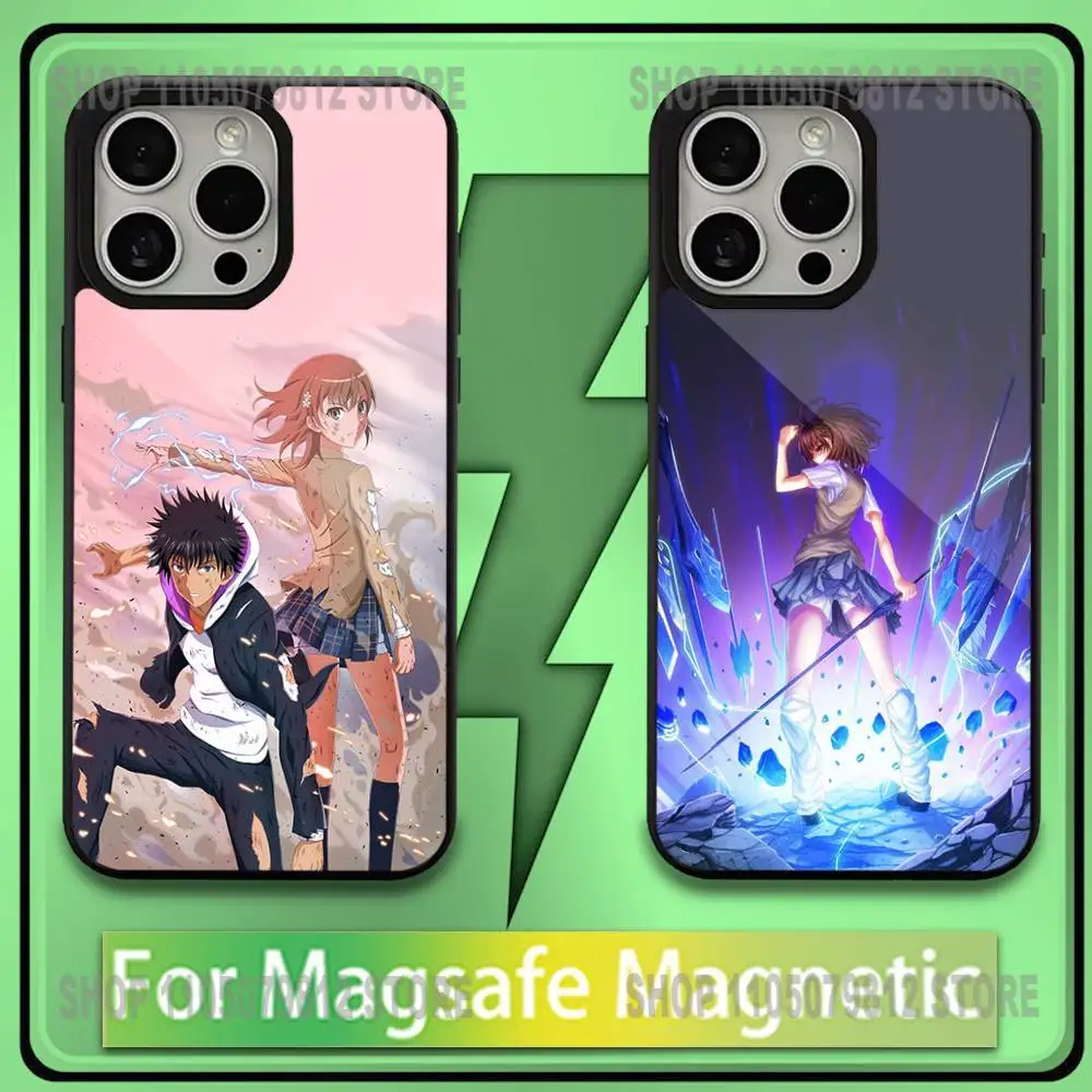 

A Certain Scientific Railgun Phone Case For iPhone 17,16,15,14,13,12,11,Plus,Pro,Max,Mini Soft Magesafe Magnetic Wireless Charge