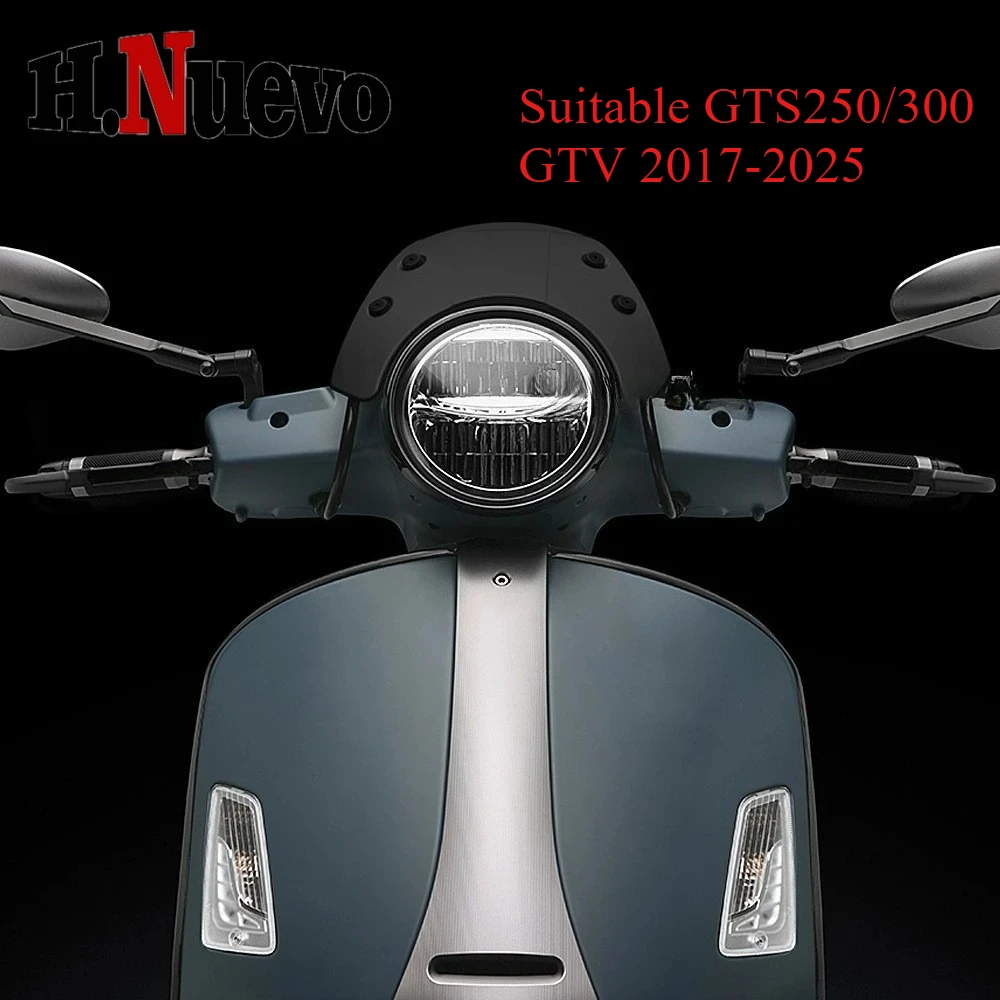 

Motorcycle Accessories Compaitible With GTS250 300 GTV 2017-2025 Scooter Racing Visor Windshield with Bracket Flyscreen