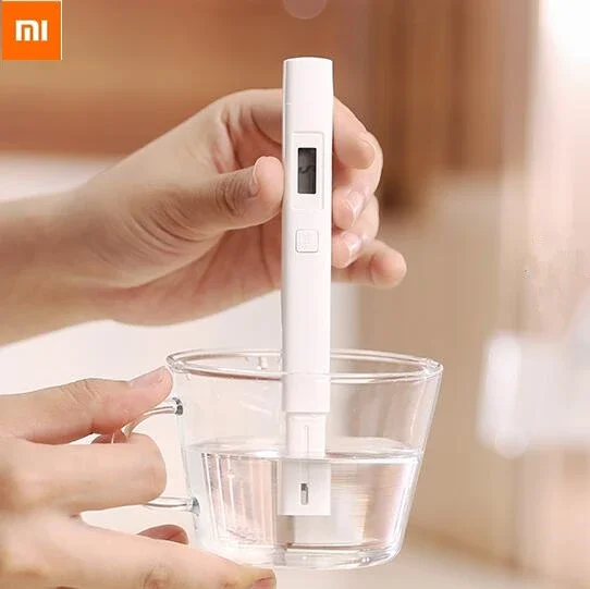 Original Xiaomi MiJia EC TDS Meter Tester Erkennung Tragbare Wasser Reinheit Qualität Mi Test Stift TDS-3 Tester