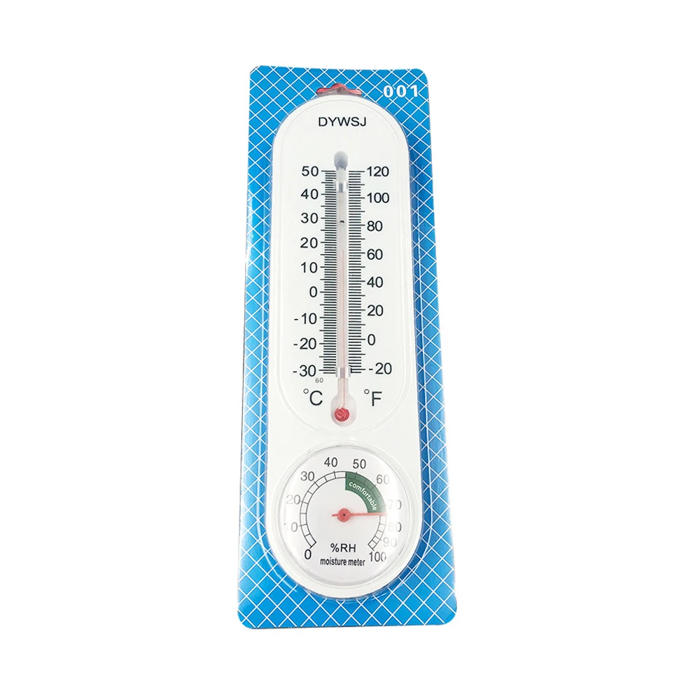 1PCS Indoor Thermometer Hygrometer Wall-mounted Garden Temperature Meter Humidity Meter Hygrometer Breeding Digital Thermometer